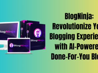 BlogNinja: Revolutionize Your Blogging Experience with AI-Powered, Done-For-You Blogs